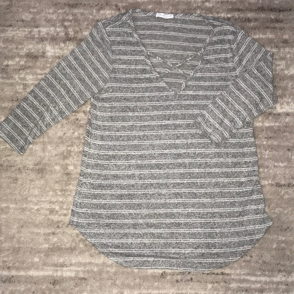 Emory Park 3/4 Sleeve Hacci Knit Top